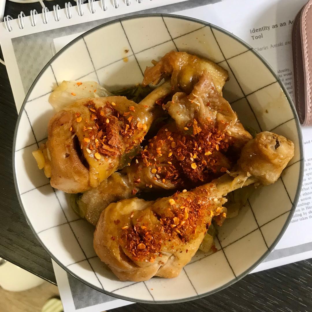 懒人版大鸡腿￨做法超级简单