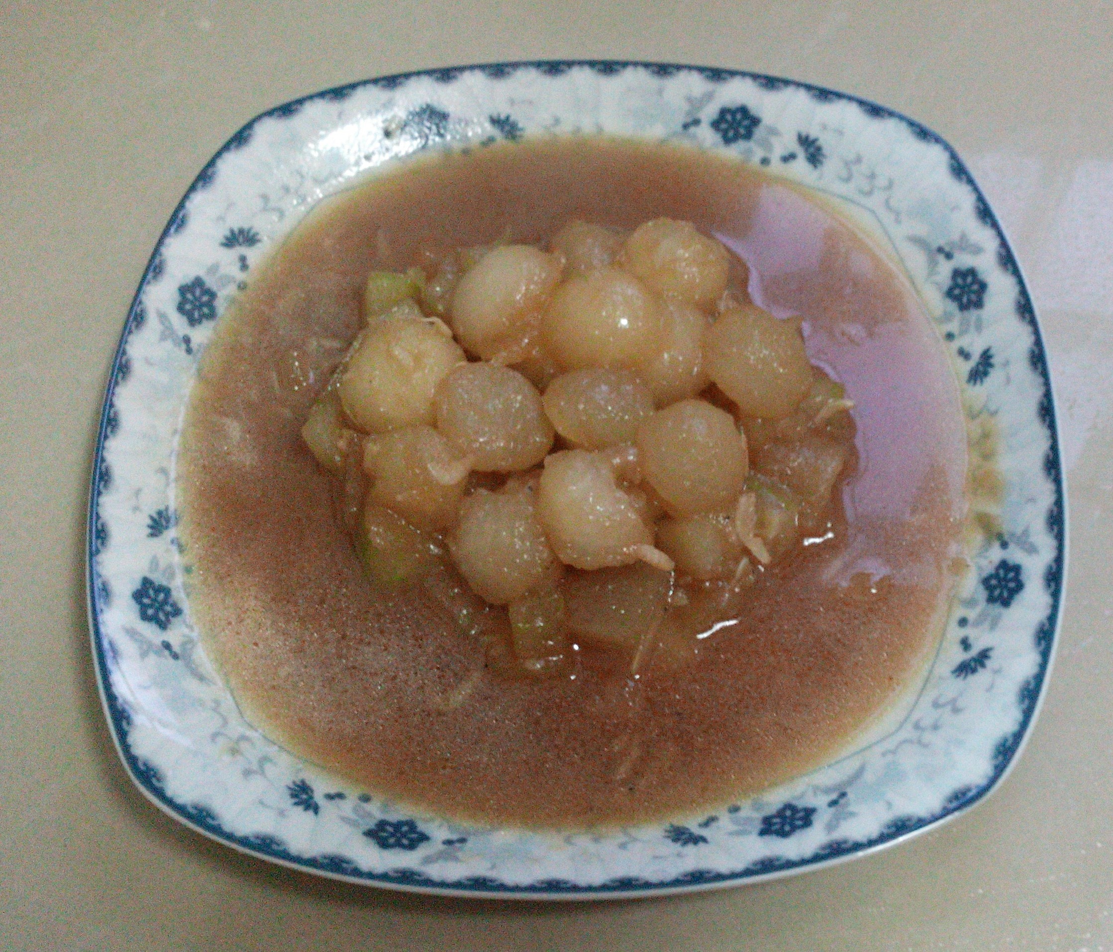 干贝冬瓜球