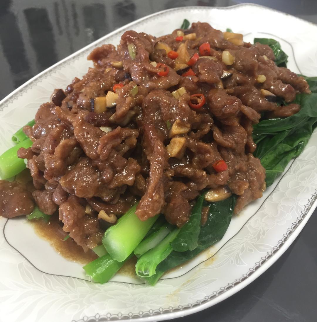 芥蓝炒牛肉的做法