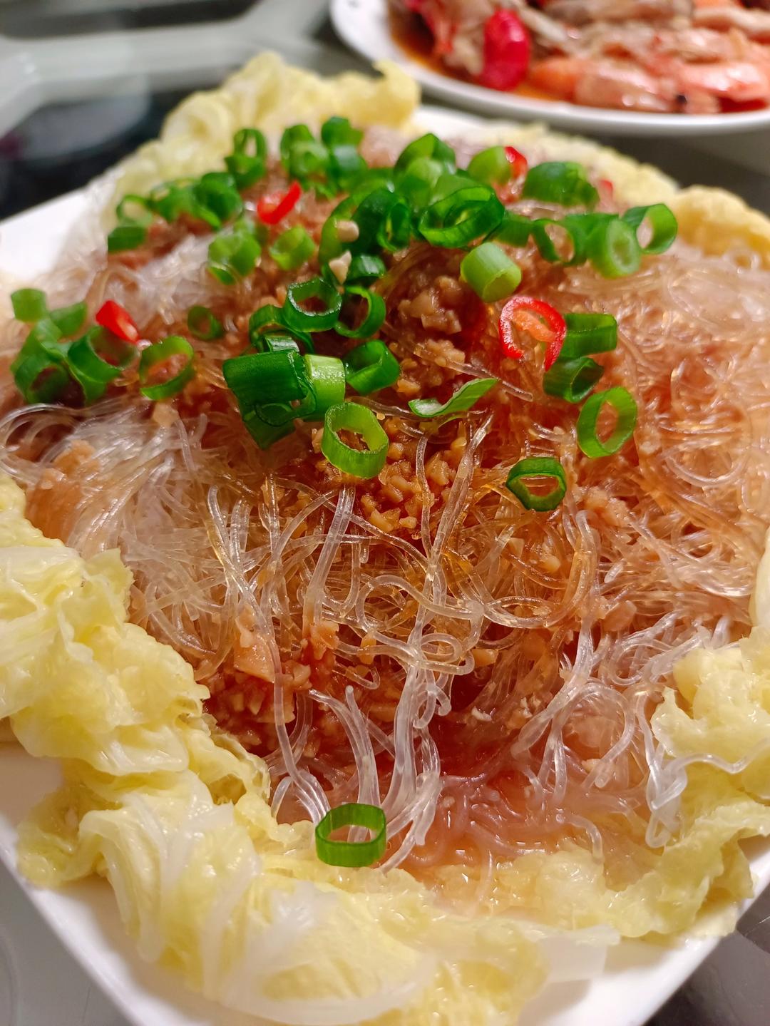 蒜蓉粉丝蒸娃娃菜
