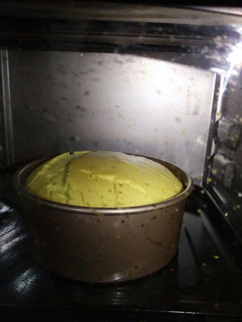 6寸原味戚风蛋糕