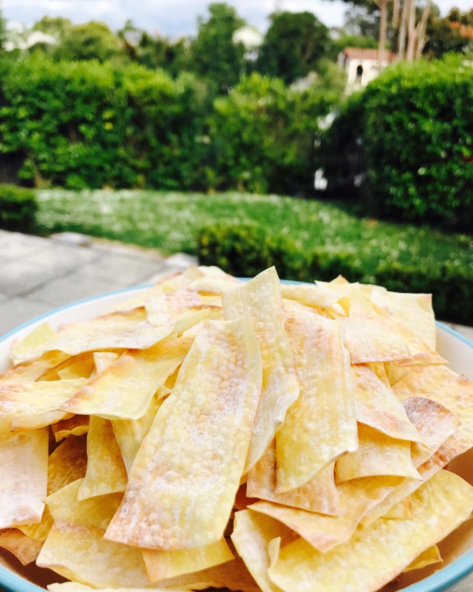 快手健康零嘴无油无糖薄脆片/焦叶