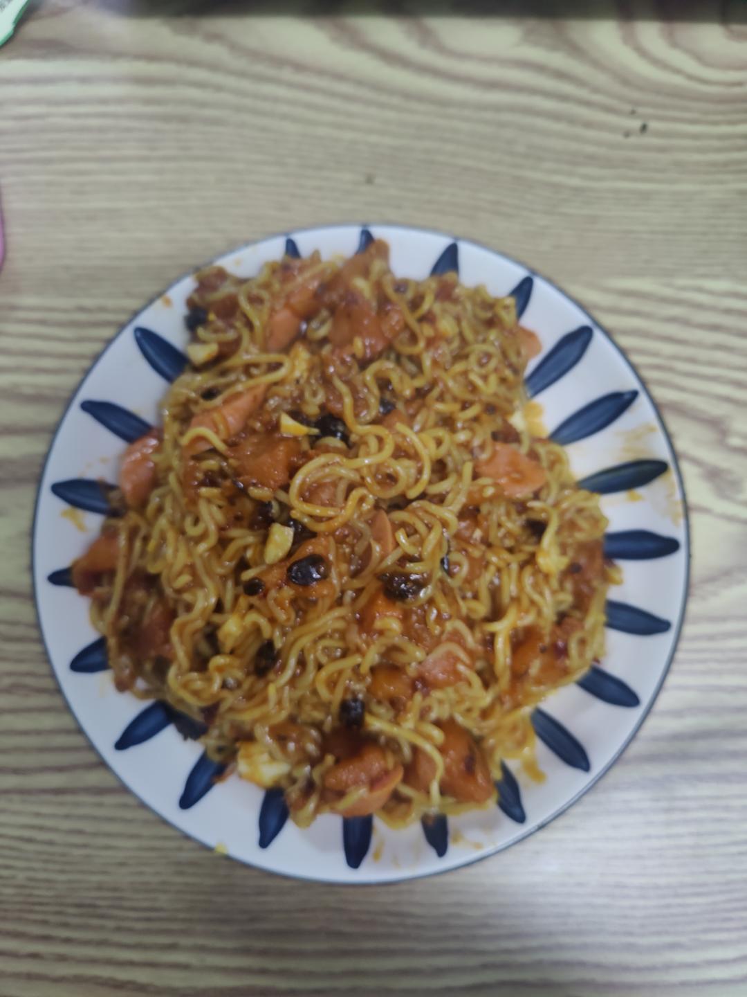 秒杀路边摊✨好吃到没朋友‼️懒人炒方便面🍜