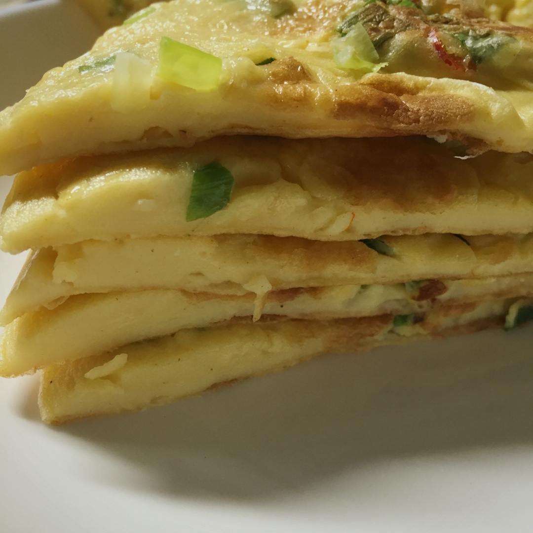 香葱鸡蛋饼