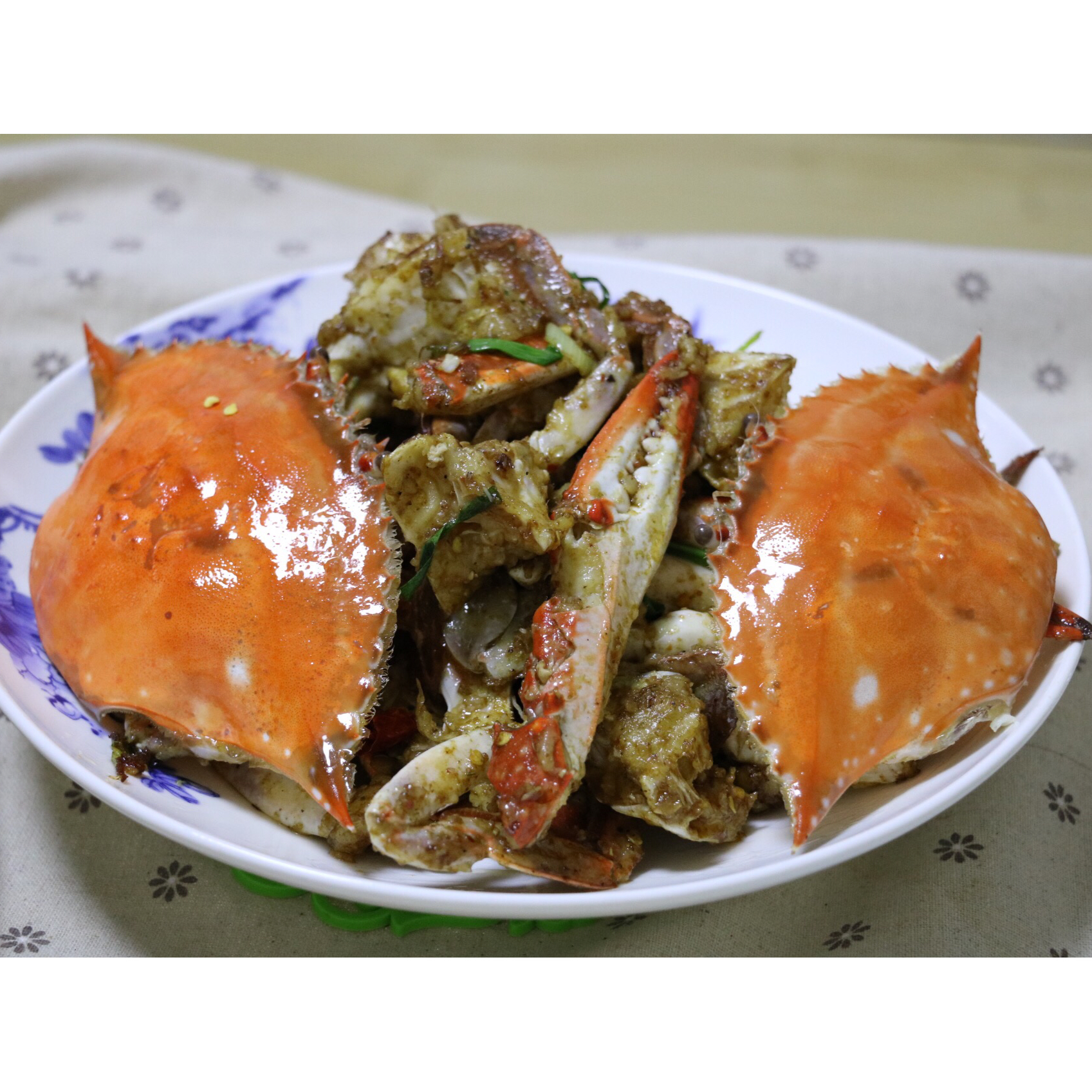 葱姜炒蟹 Fried Crabs