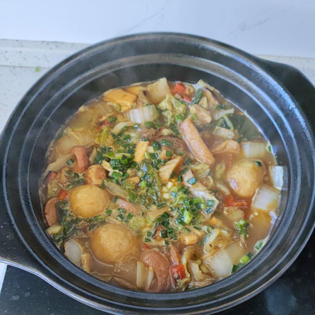 白菜豆腐煲