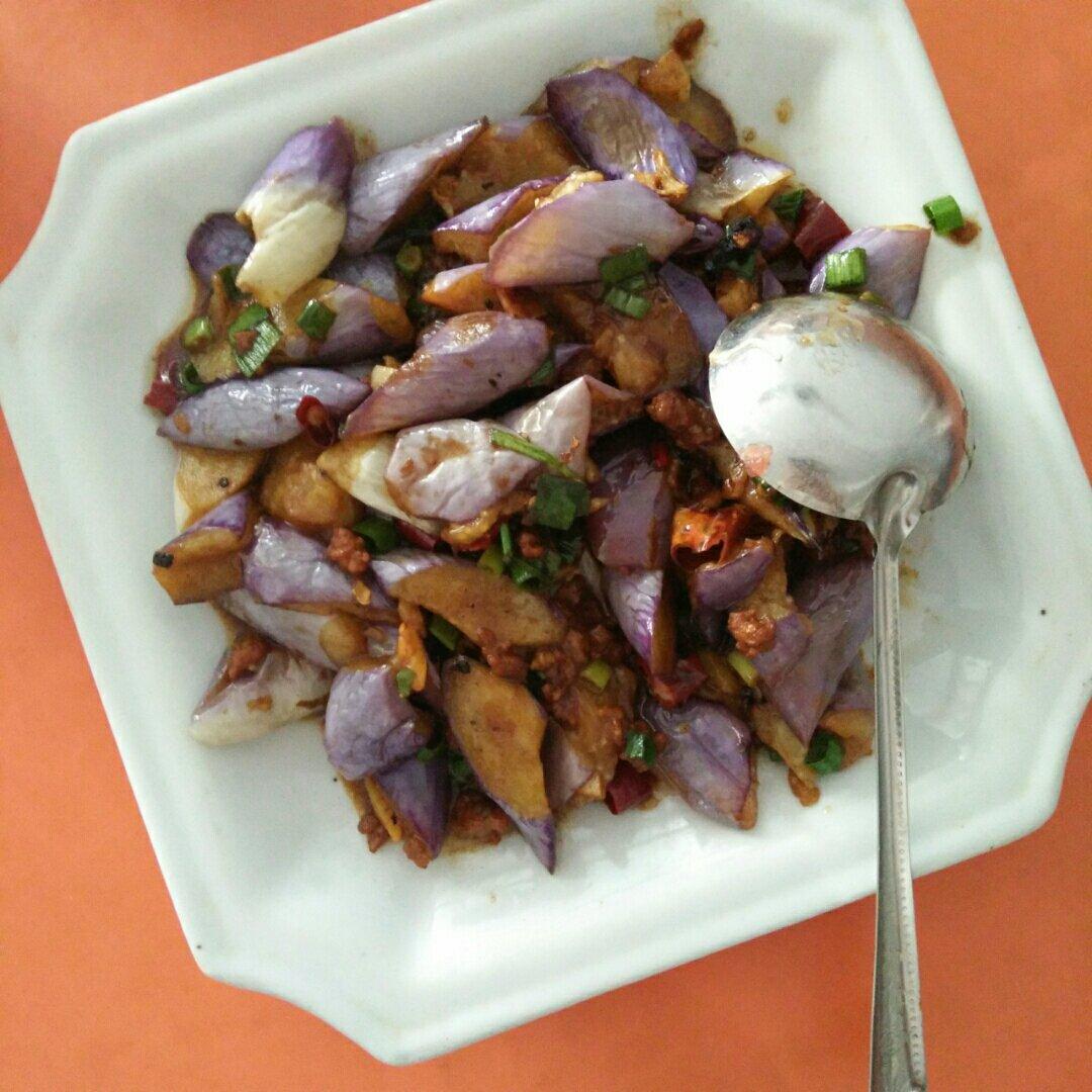 红烧肉沫茄子