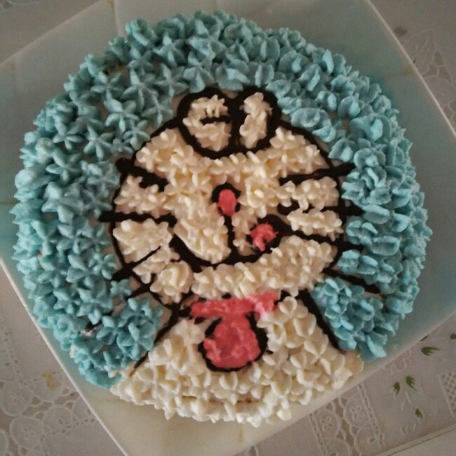 机器猫奶油蛋糕