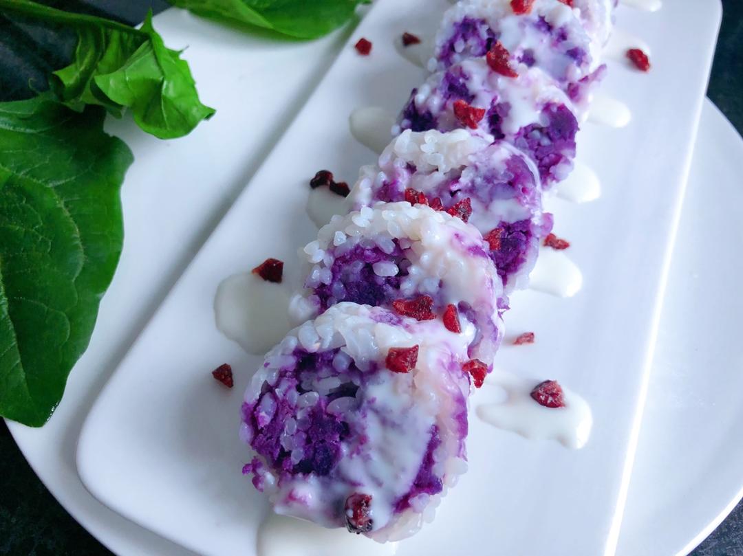 趣味饭团便当（紫薯🍠米饭卷（紫薯🍣寿司）