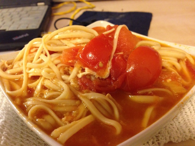 西红柿鸡蛋面