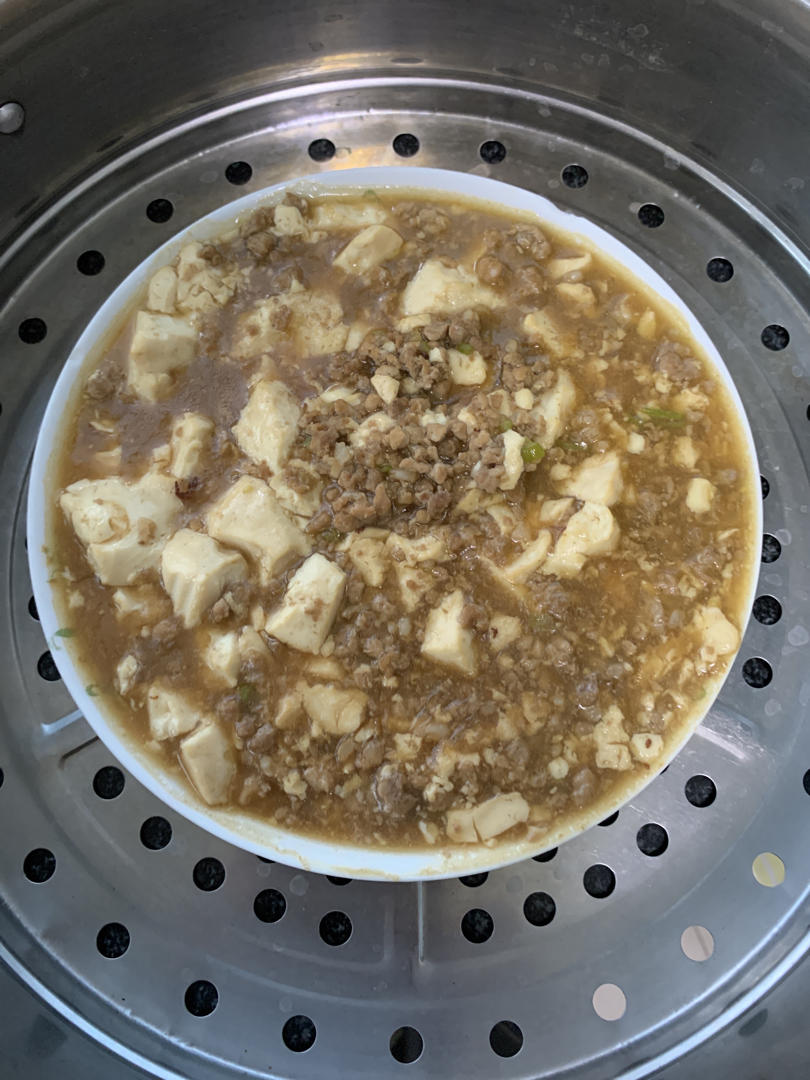 肉末嫩豆腐｜嫩滑口感爽口！这道快手菜超级下饭！！（减脂少油版）