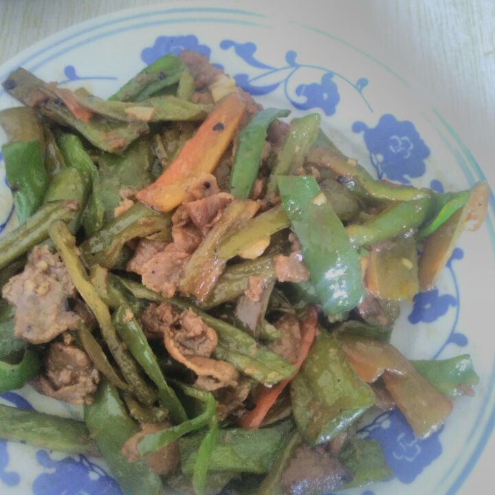 家常菜－青椒炒肉