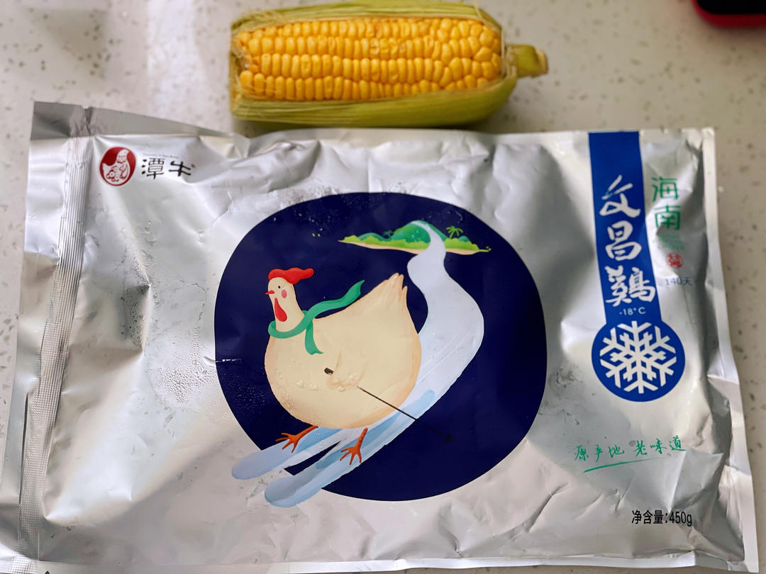 玉米蒸文昌鸡【10月北鼎蒸炖锅食谱】