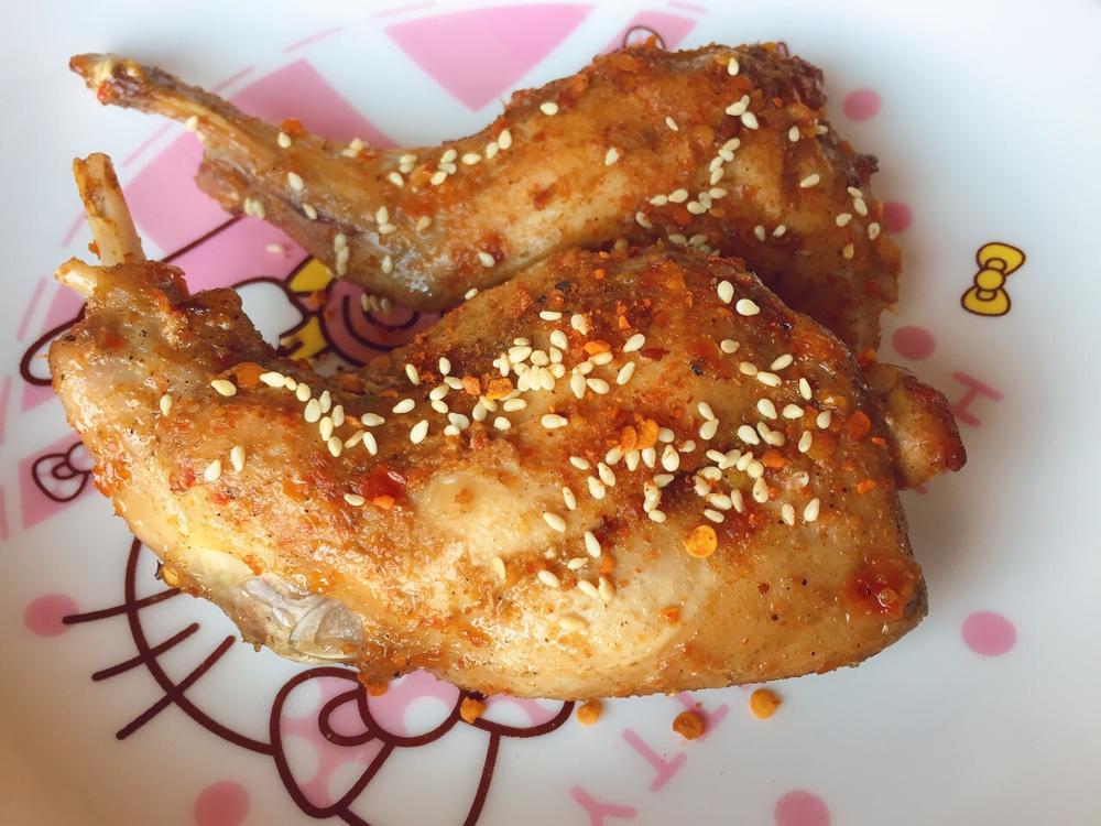 香辣孜然烤兔腿
