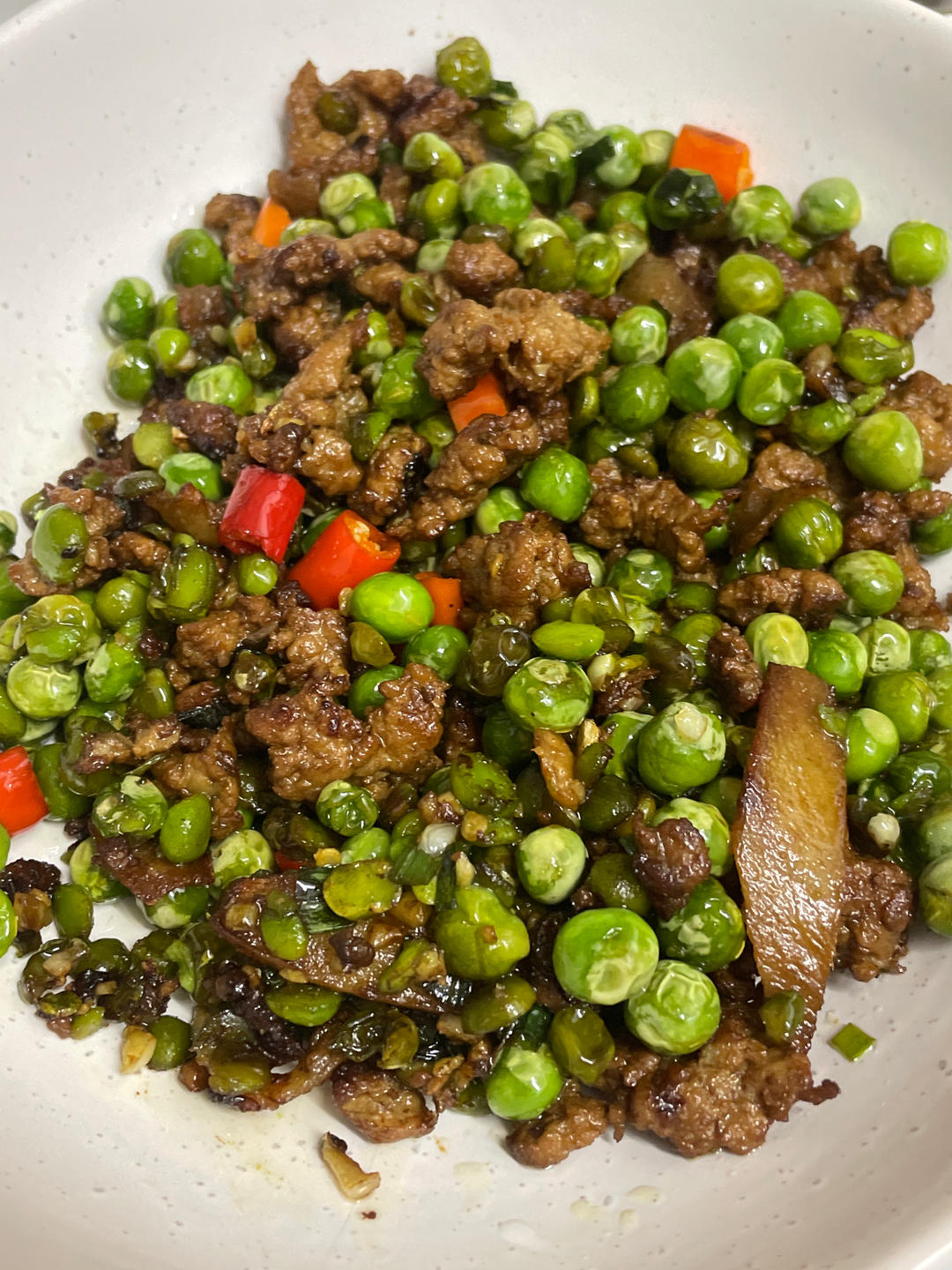 超下饭的豌豆肉沫