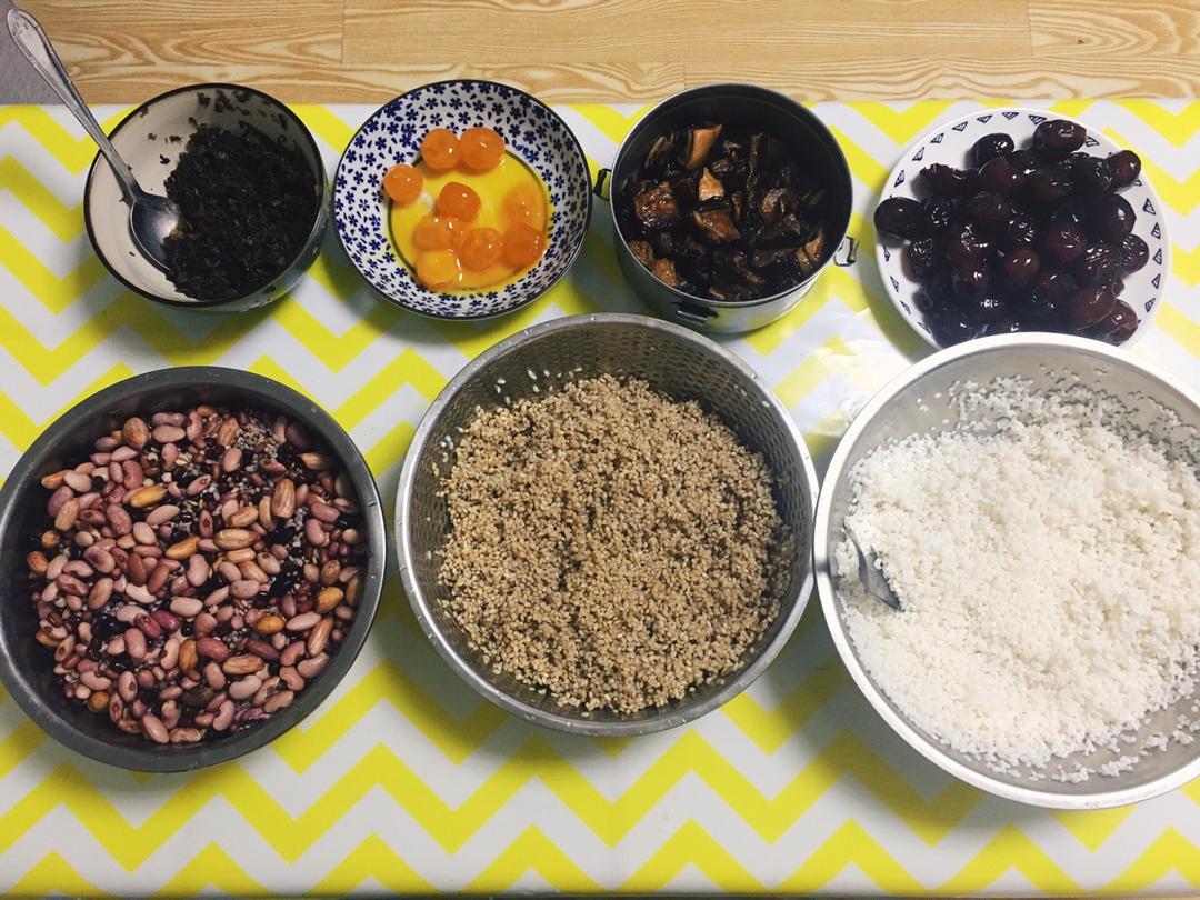 11种口味的粽子.咸粽.甜粽-附粽子包法