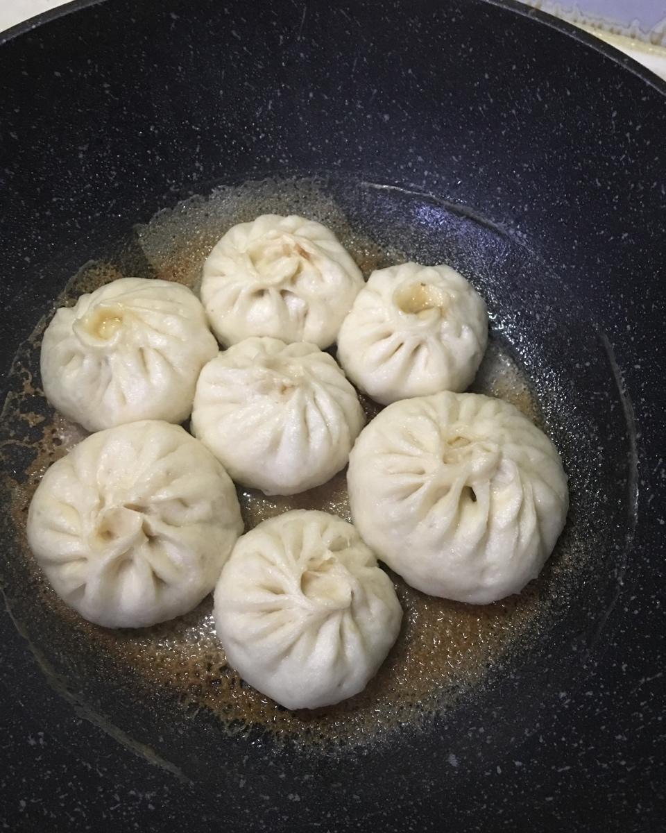 小时候的肉末粉丝包子