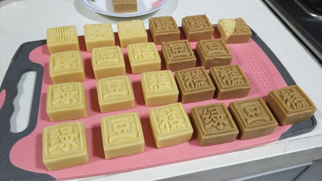 省时简易绿豆糕-免泡豆免过筛