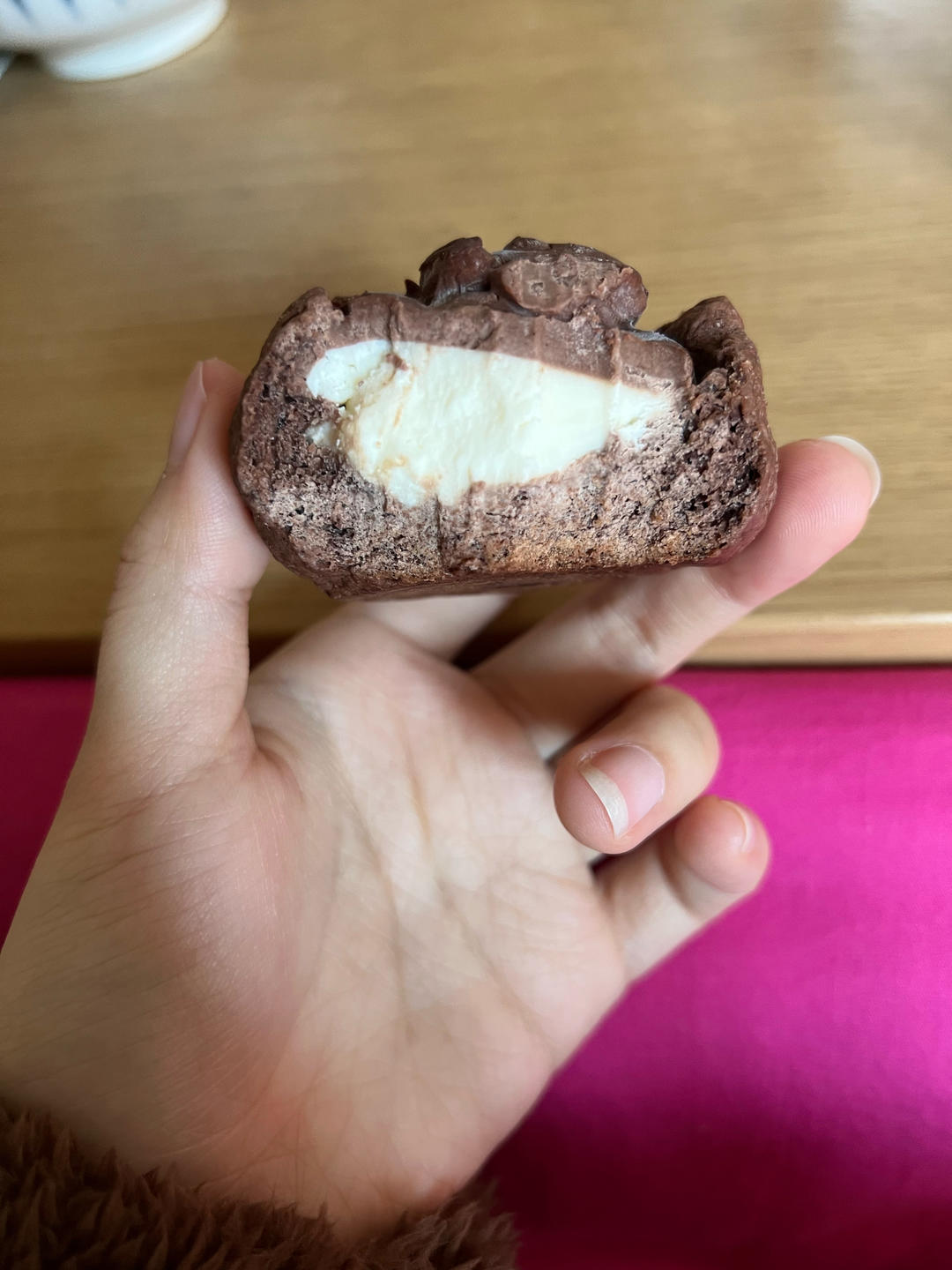 一次成功‼️双重巧克力冰乳酪司康