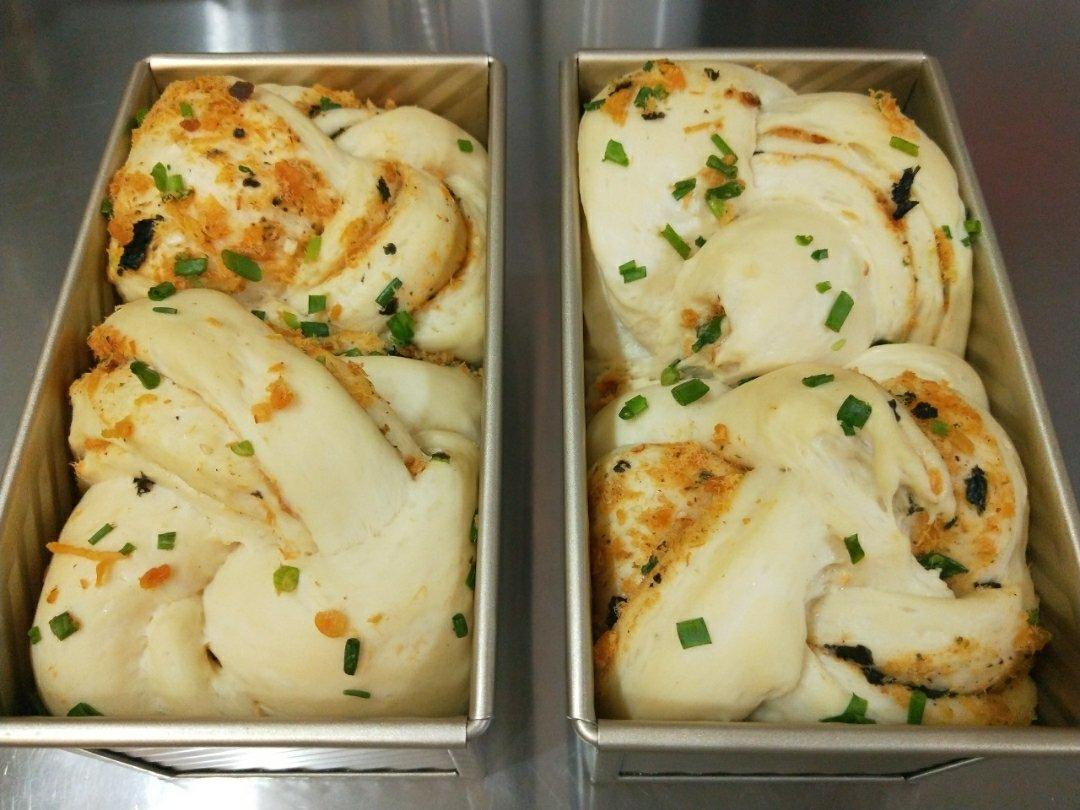 香葱肉松手撕吐司