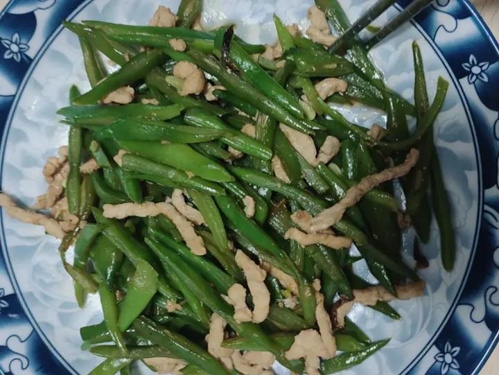 扁豆角炒肉