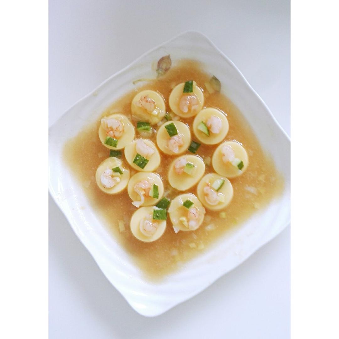 日本豆腐蒸虾仁