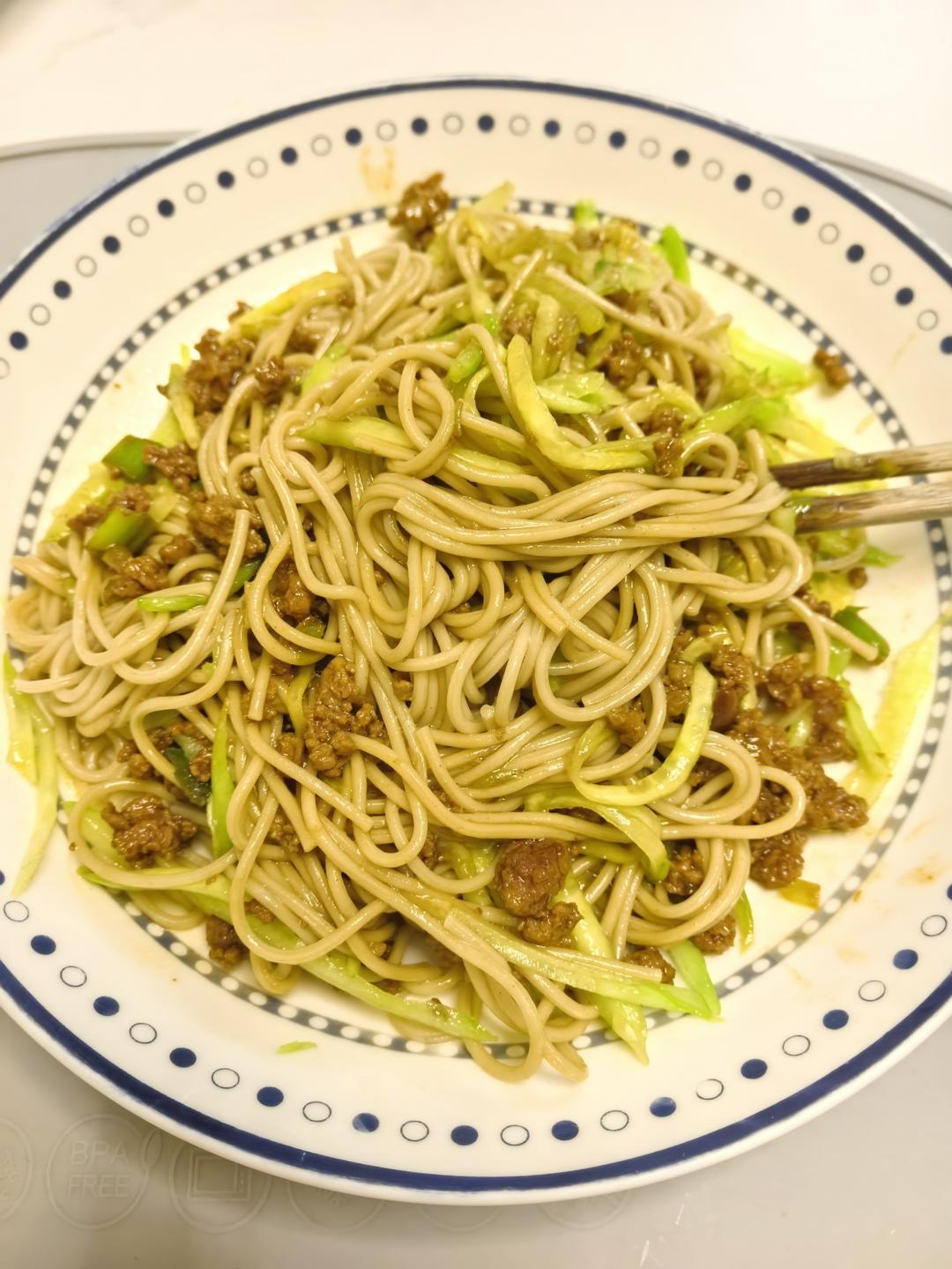 快手炸酱面｜不咸版🍜酱料超绝