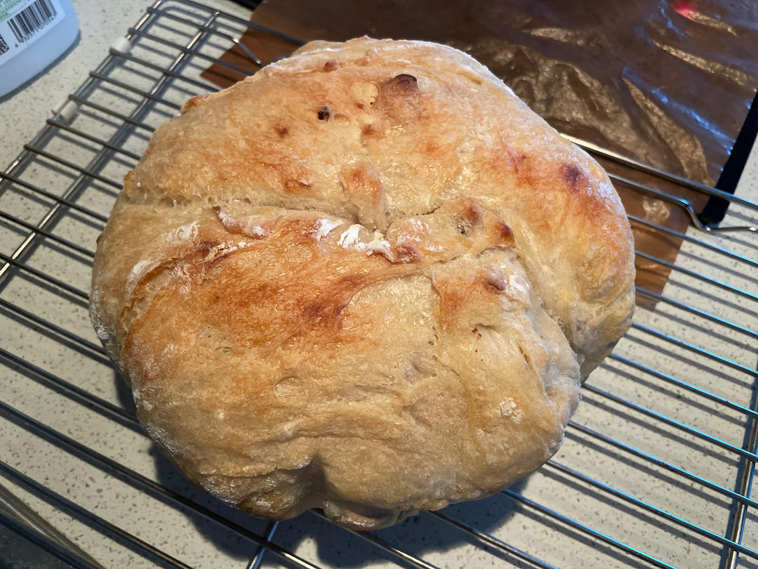 无油！无糖！免揉！珐琅锅欧包！