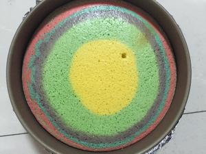 真正的彩虹蛋糕（非慕斯非奶油）的做法 步骤7