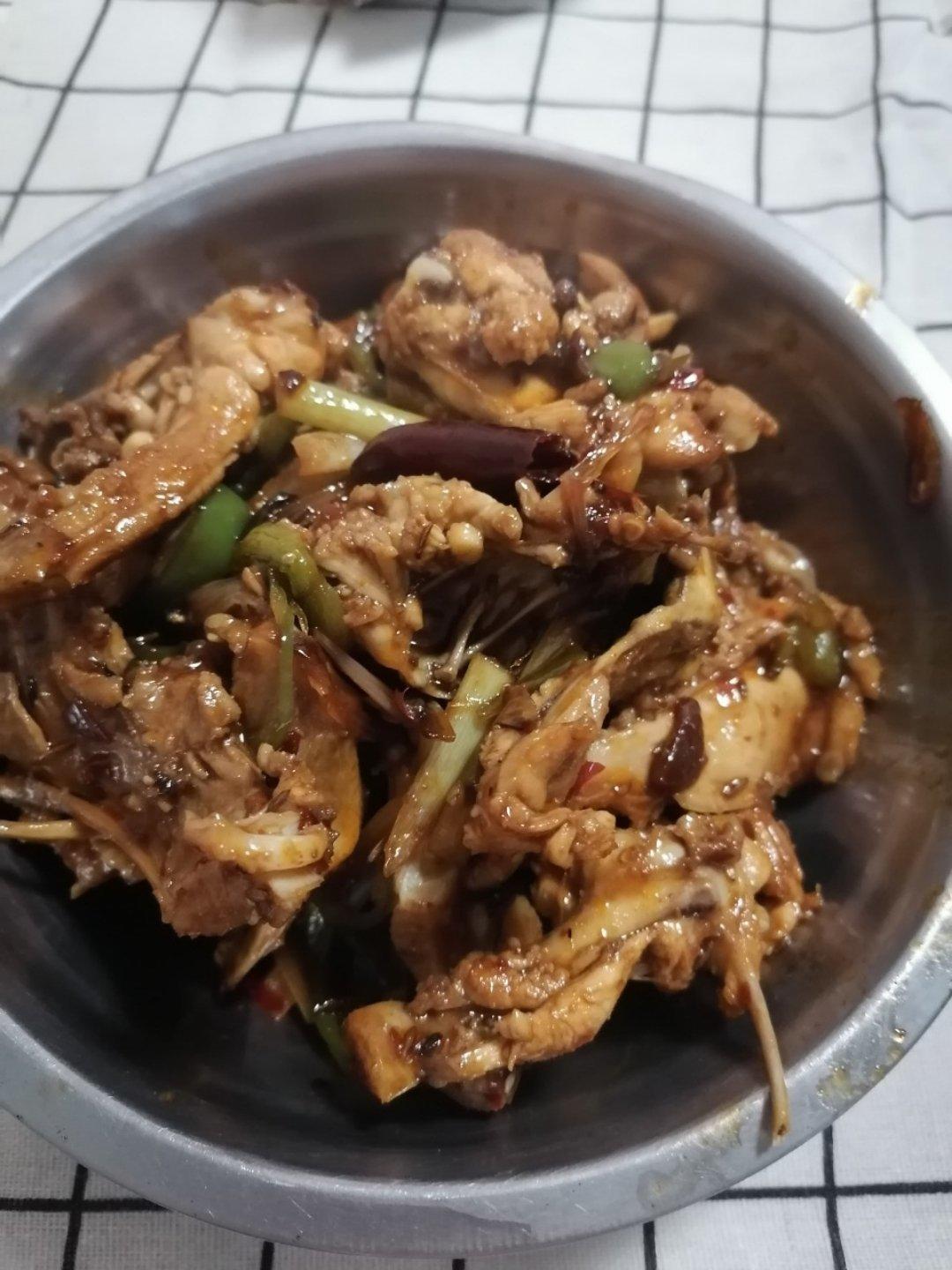 辣炒鸡架