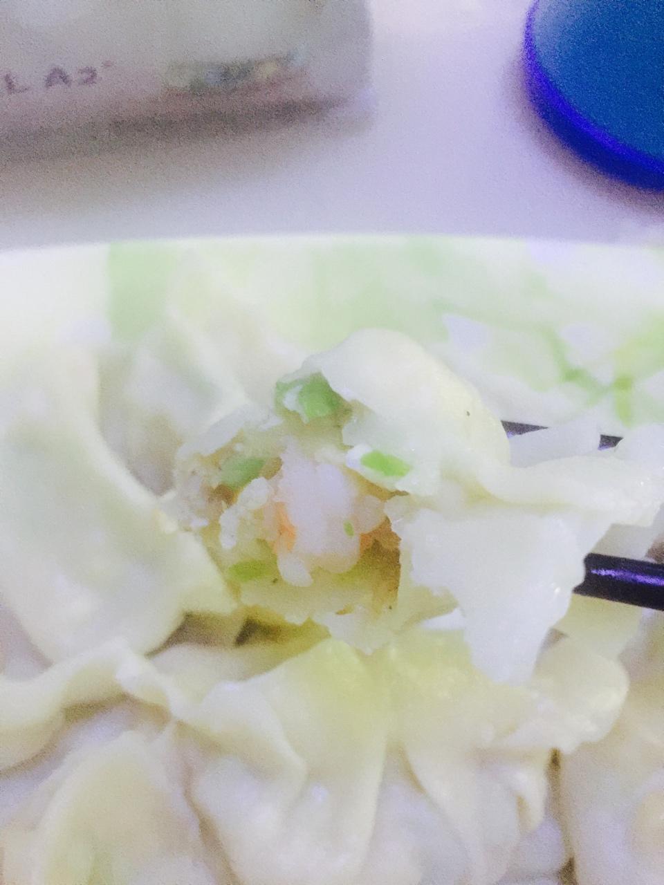 西葫芦鸡蛋虾仁三鲜饺子