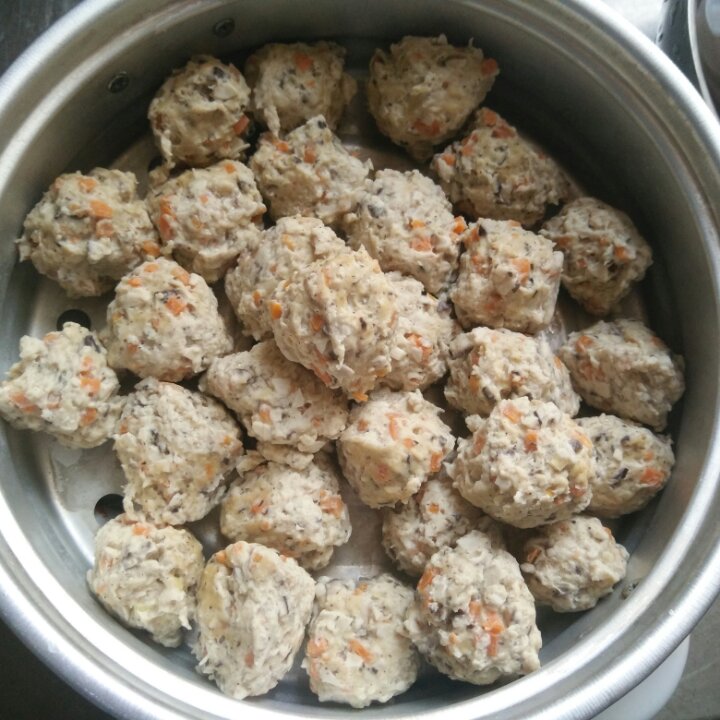 香菇鸡肉丸（健身必备）