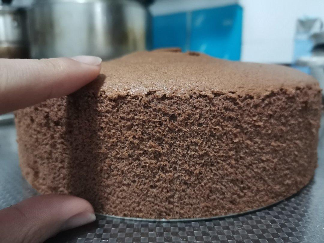 可可戚风蛋糕～8寸～百分百成功