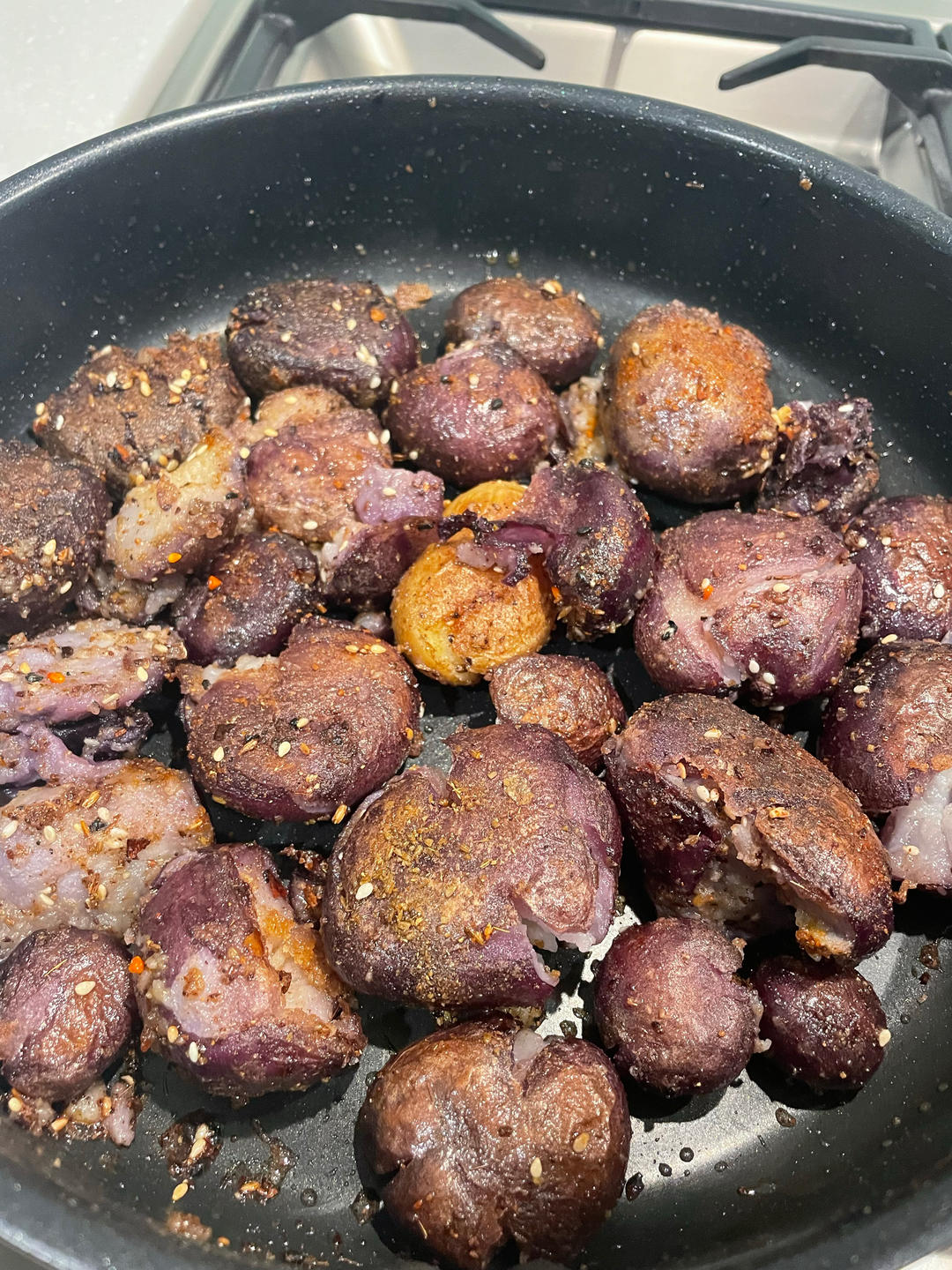 孜然香辣煎小土豆