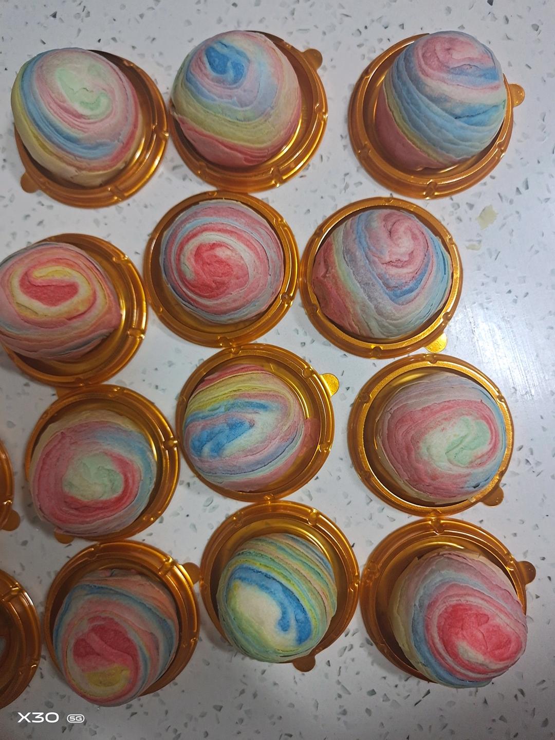 🌈免揉，免松弛，超高颜值小马宝莉彩虹蛋黄酥（含详细操作视频）