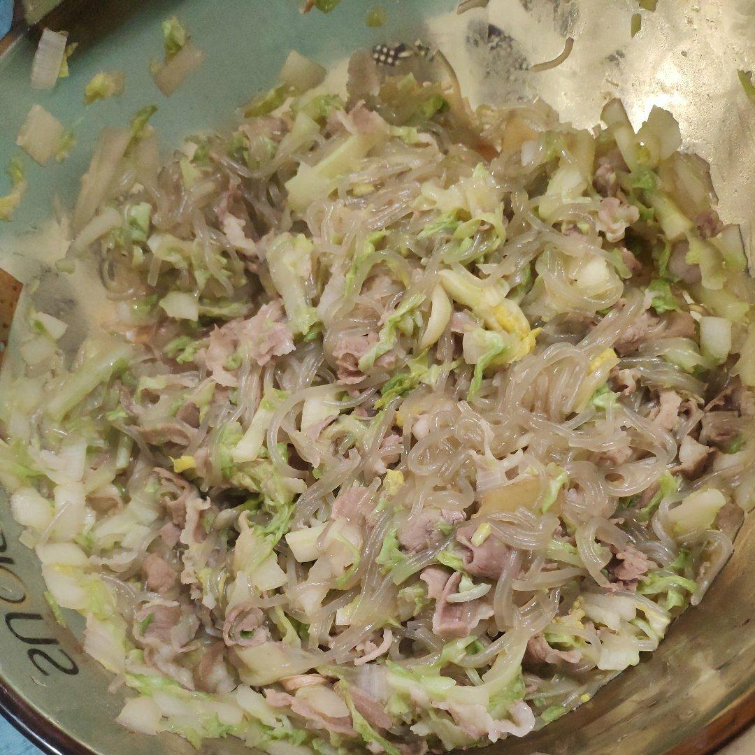 白菜羊肉卷粉丝煲