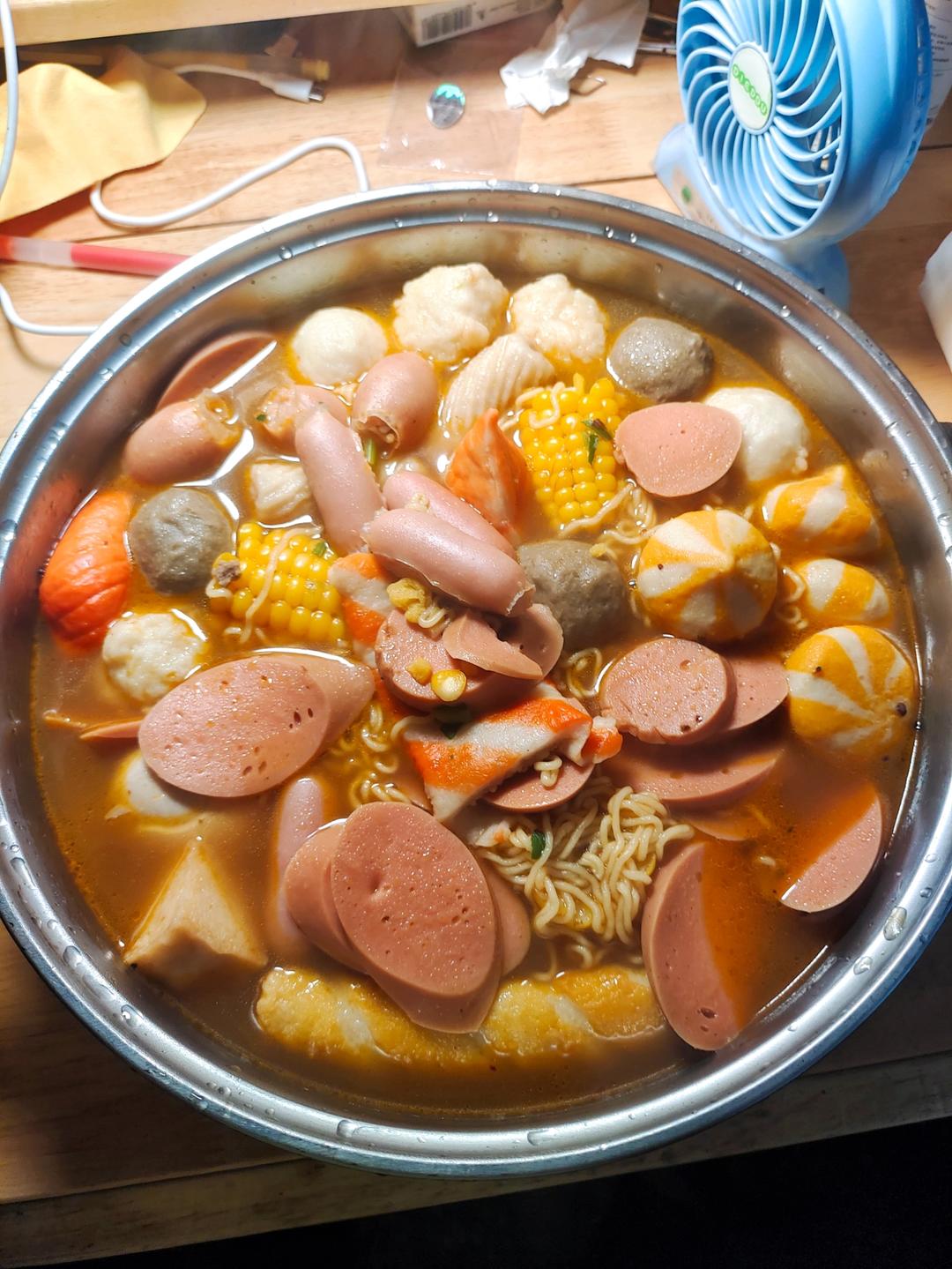 家庭简易版火锅 快手自制