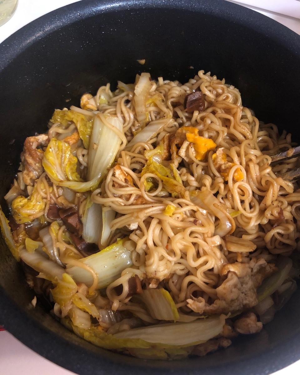 好吃到尖叫的鸡蛋焖面