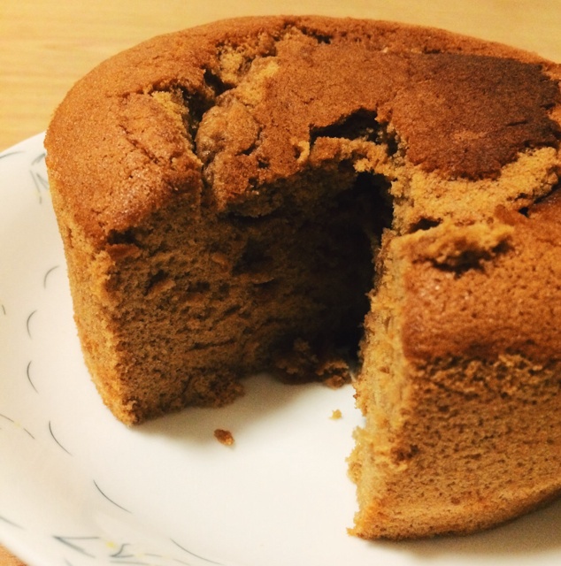 轻润黑糖戚风蛋糕