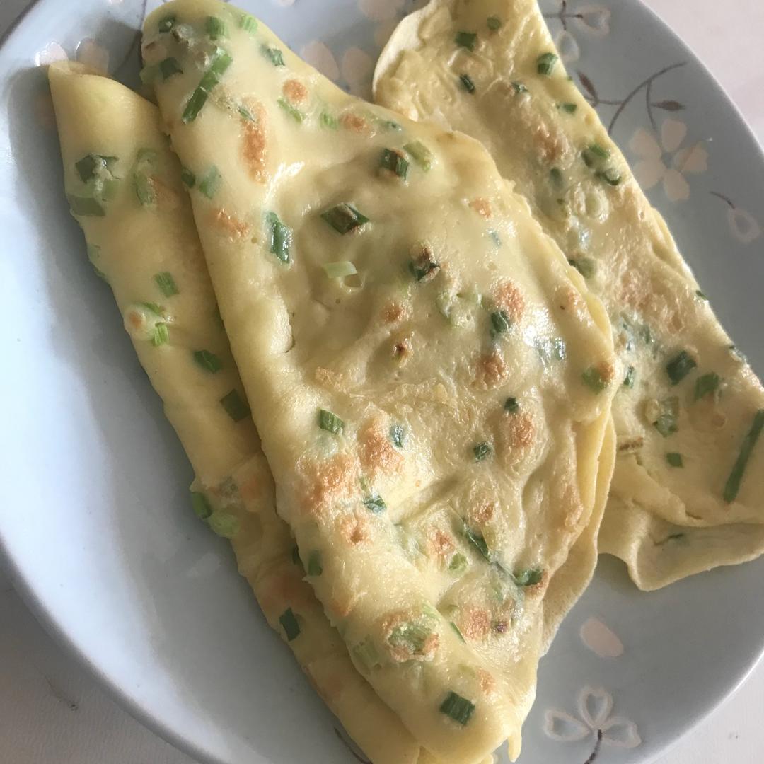 葱花蛋饼（快手营养早餐）