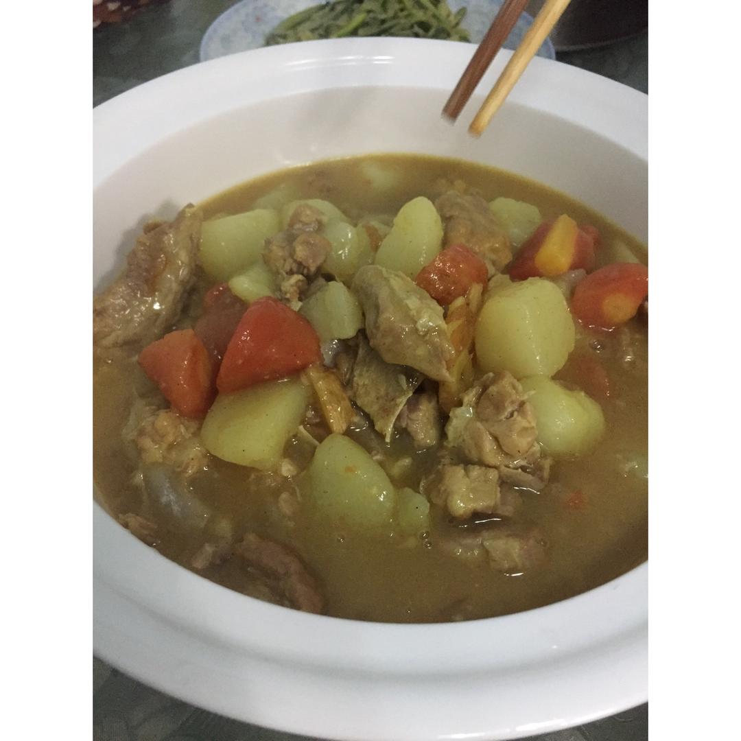 咖喱土豆排骨