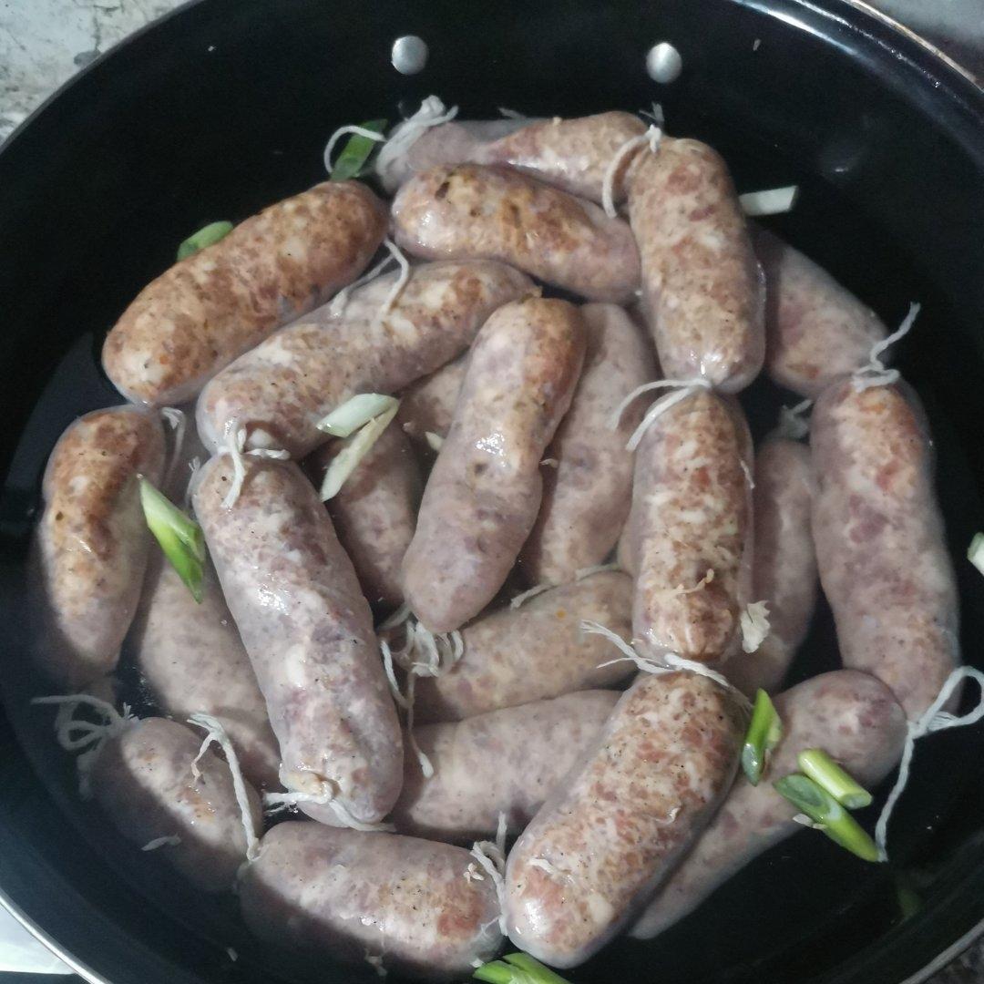 能量满满的猪肉脆皮肠(烤肠、灌肠、自制香肠)