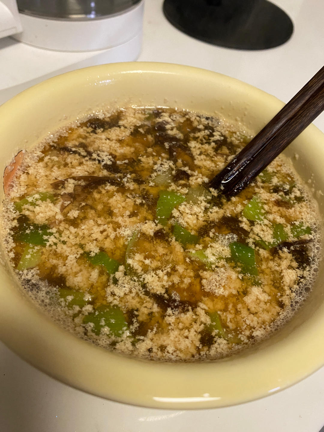 上海传统早餐：咸豆浆