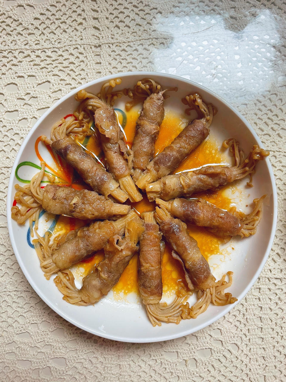 超级解馋又低脂的肥牛金针菇