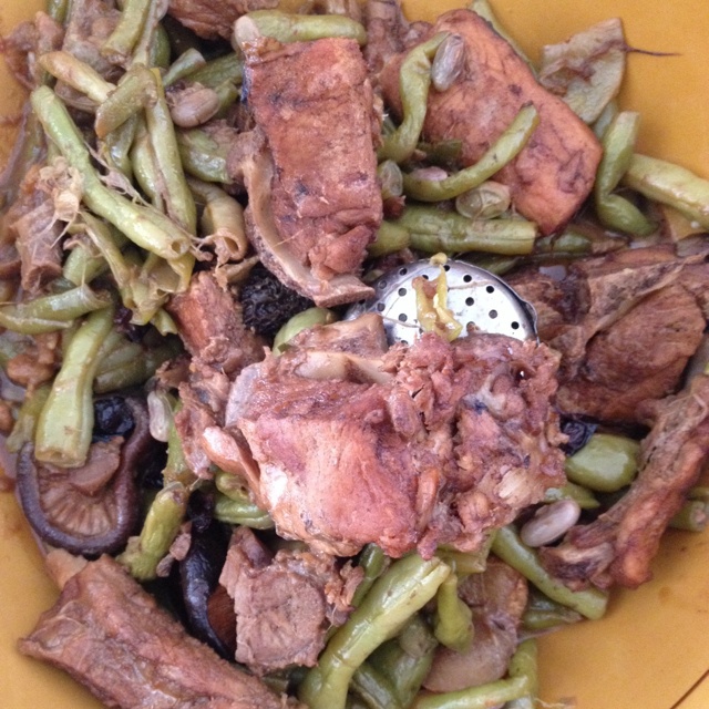 排骨炖豆角