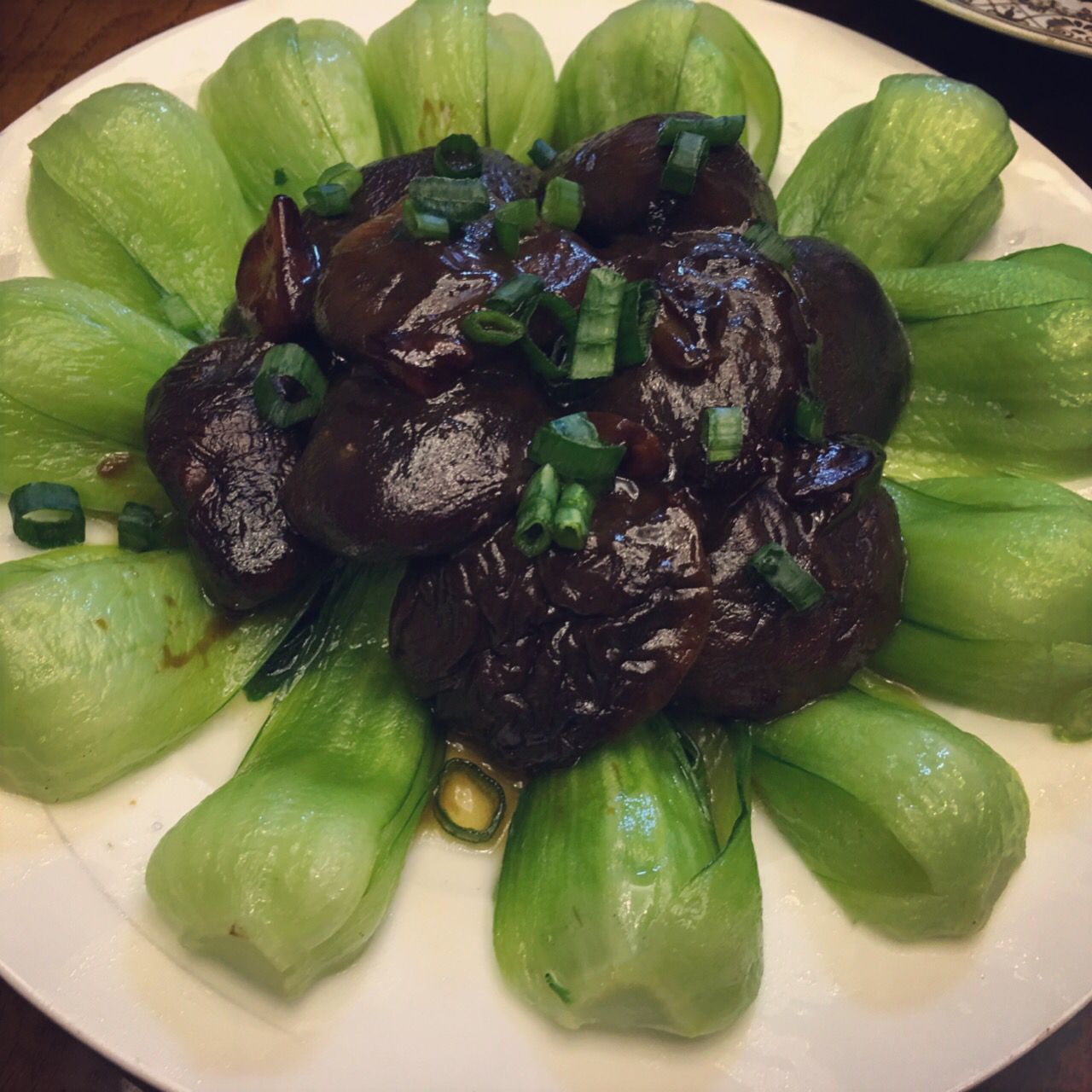 香菇扒菜心