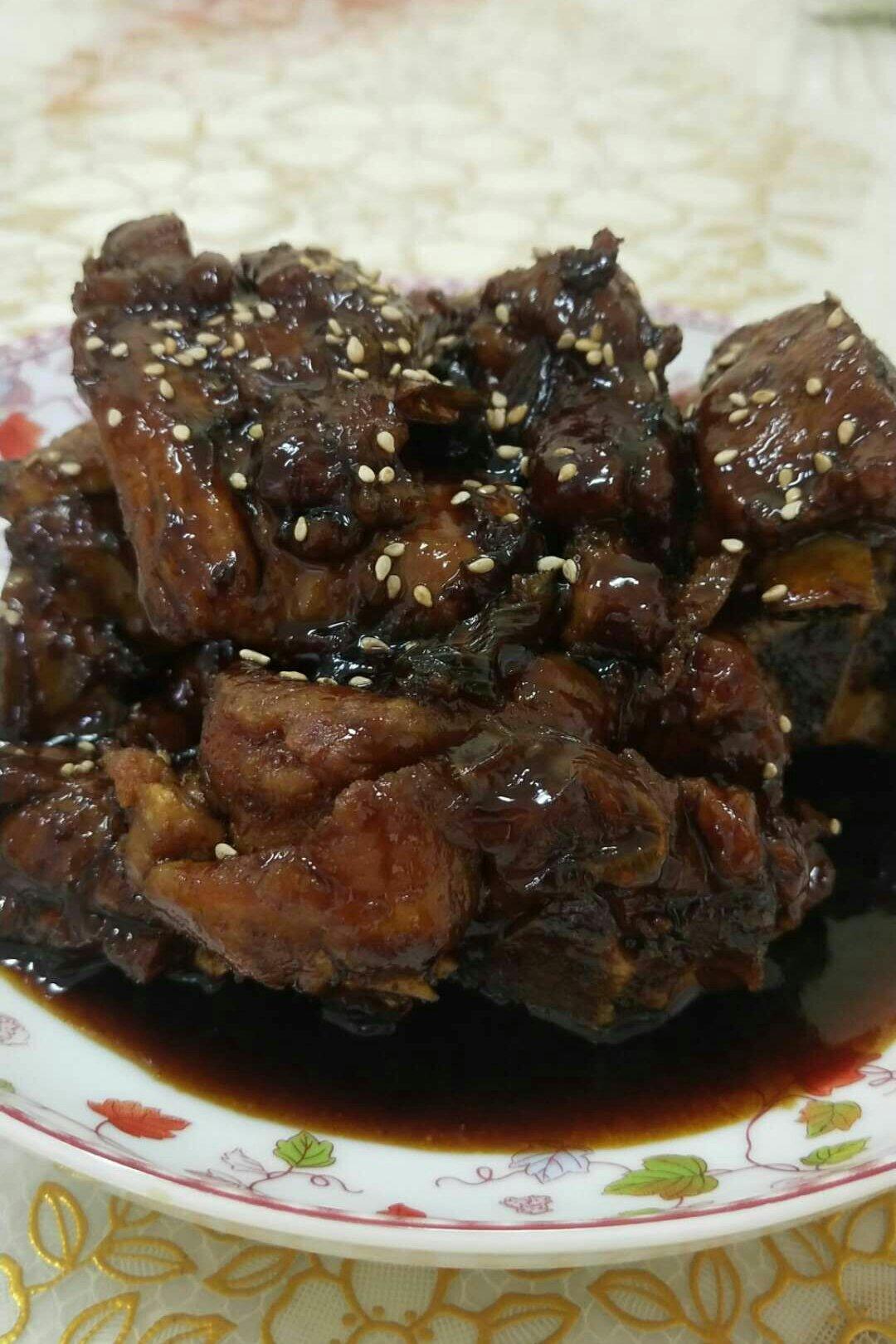 老晶做的糖醋脊骨