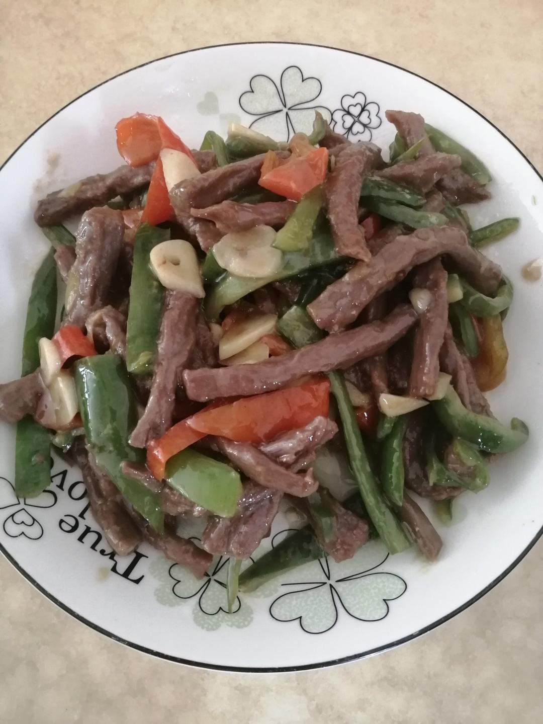 青椒炒牛肉