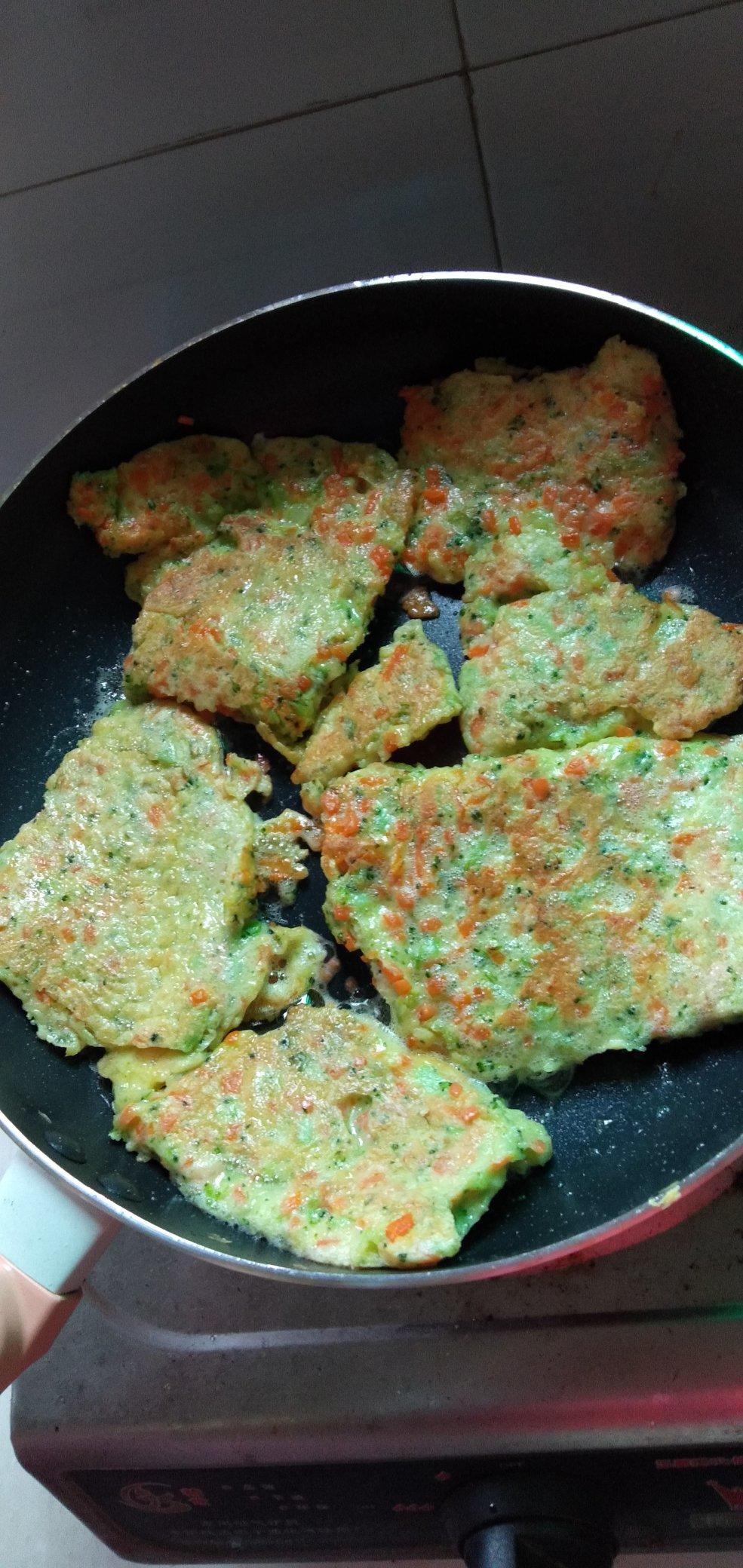 早餐饼（西兰花+胡萝卜版）