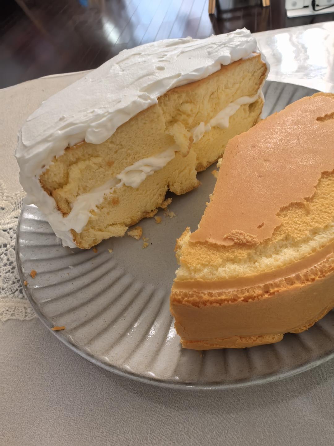 超柔软6寸戚风蛋糕(附8寸配方)零失败 超详细‼️含操作视频